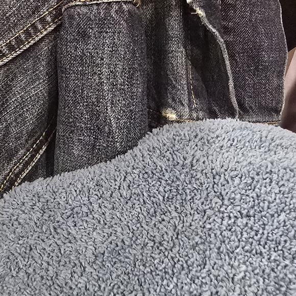 UGG Heather Blue Plush Hoodie & Shorts Set size Small - Picture 5 of 6